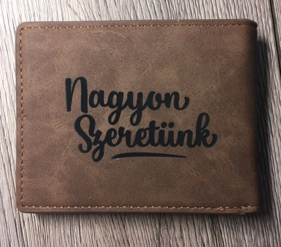 Gravírozott Pénztárca Referencia Kategória