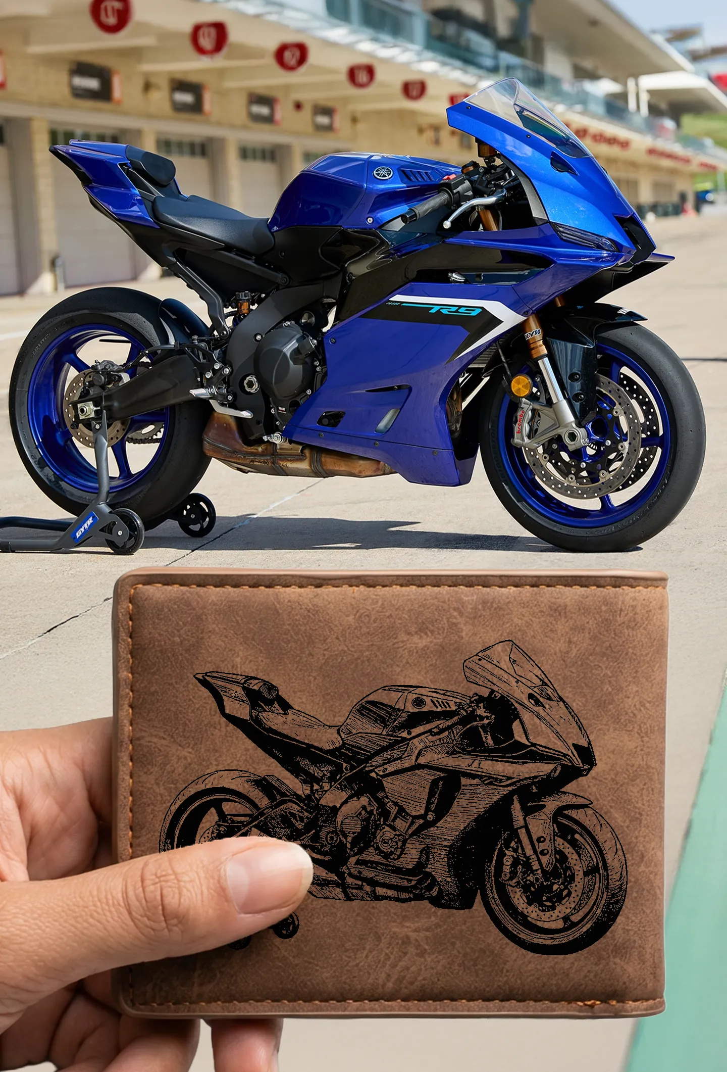 Gravírozott pénztárca referencia kép