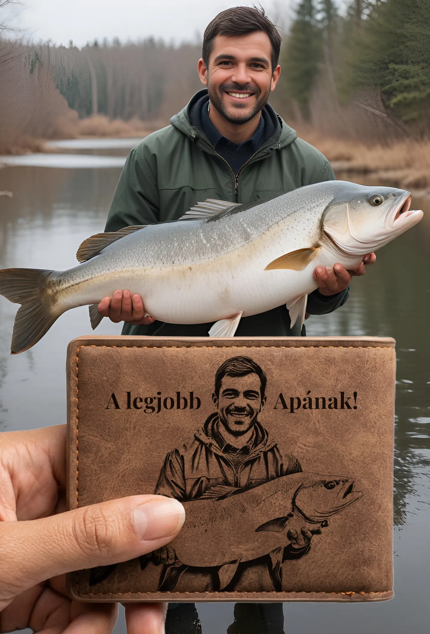 Gravírozott pénztárca referencia kép