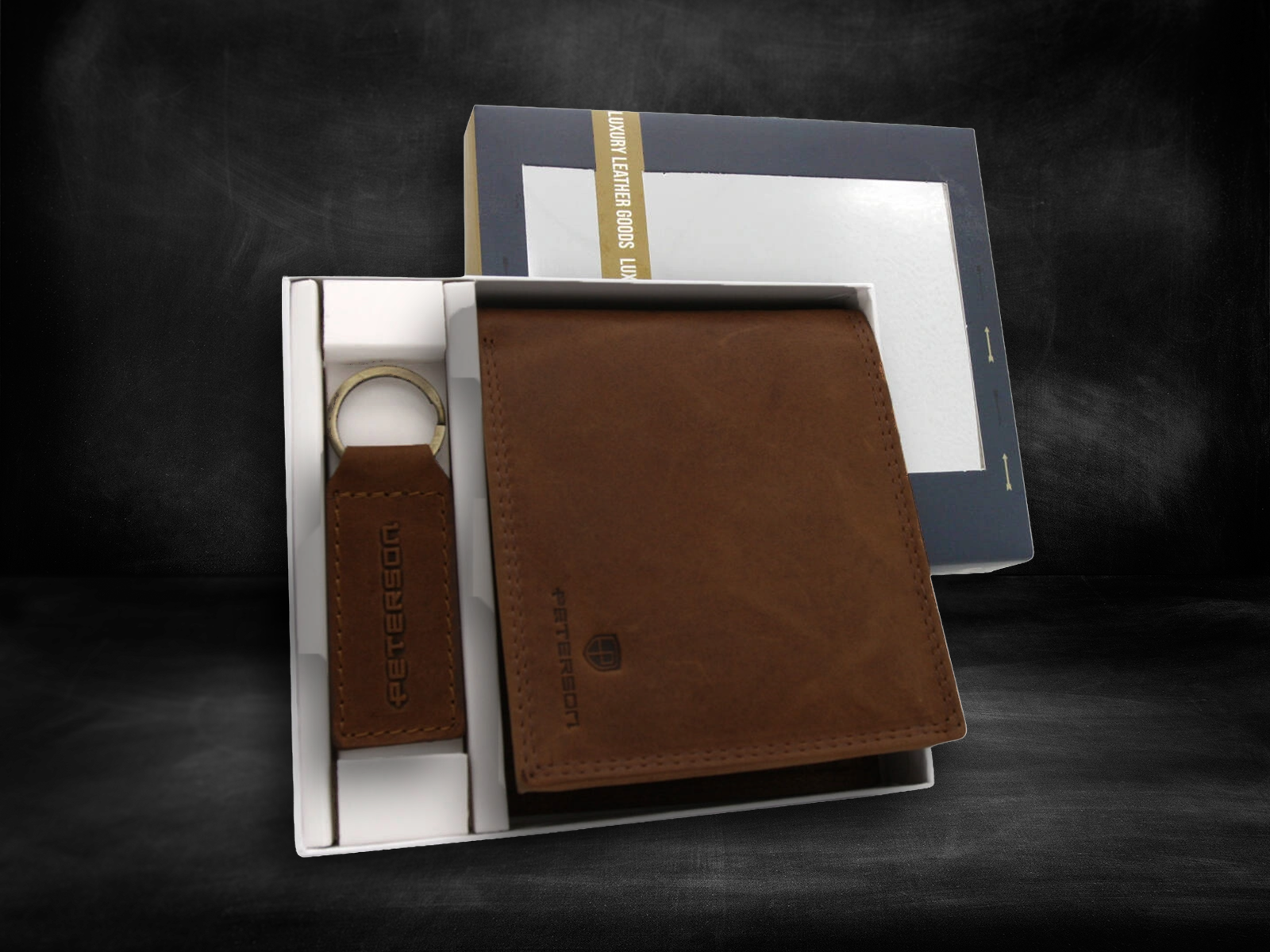 Peterson Nagy Sima Gravírozott Pénztárca